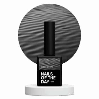 NAILSOFTHEDAY Glossy Top Wipe, 10 ml (com camada pegajosa)