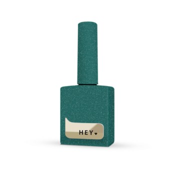 HEYLOVE Gel Polish Playfull, 15 ml – Verniz de Gel verde-escuro refletor "flash"