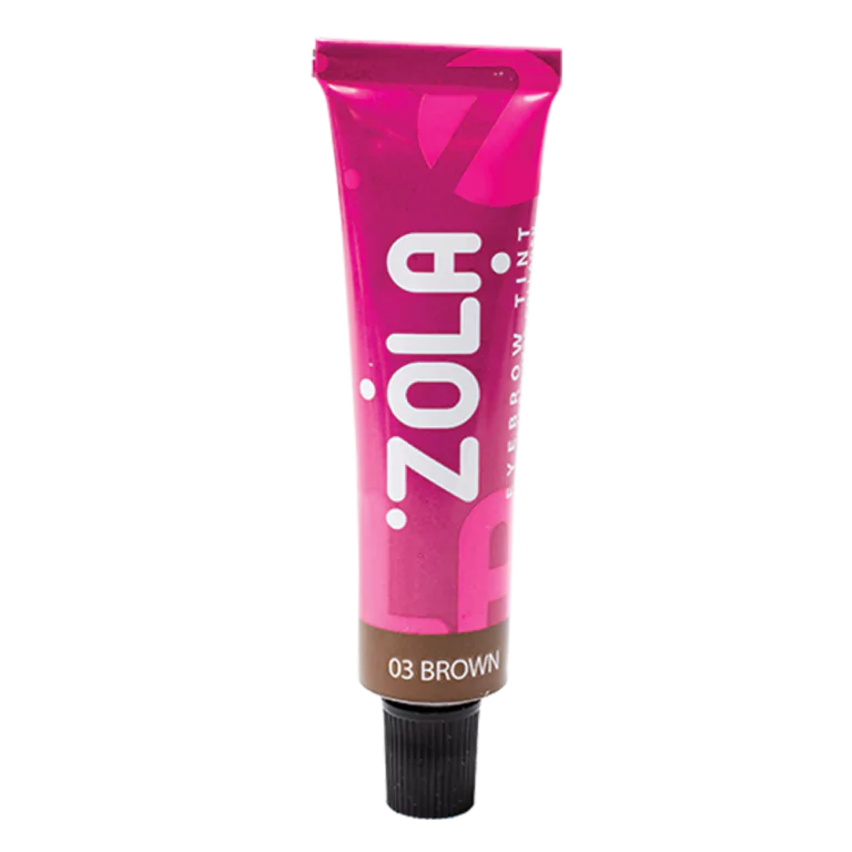 ZOLA Tinta para sobrancelhas com colagénio 03 Castanho – 15 ml