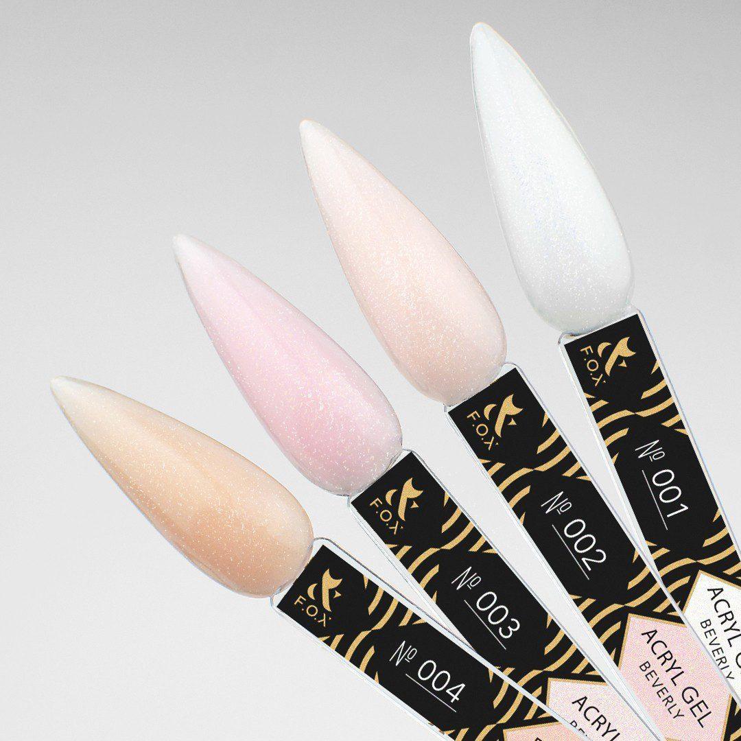 F.O.X Acryl gel Beverly 003, 30 ml - polygel camuflagem com partículas - Image 2