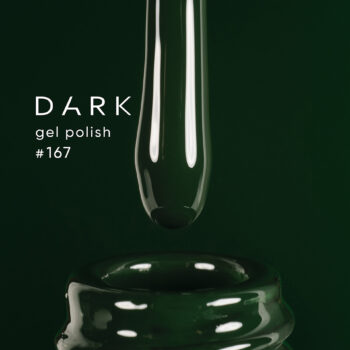 DARK Gel Polish 167, 6 ml – verniz gel verde-escuro