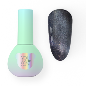 YOUARECUTE Color 121 – Verniz gel Cat Eye flash grafite 5 ml