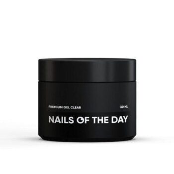 NAILSOFTHEDAY Premium Gel Clear – transparente, 30 ml