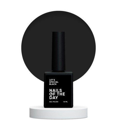 NAILSOFTHEDAY Let's Special Black, 10 ml
