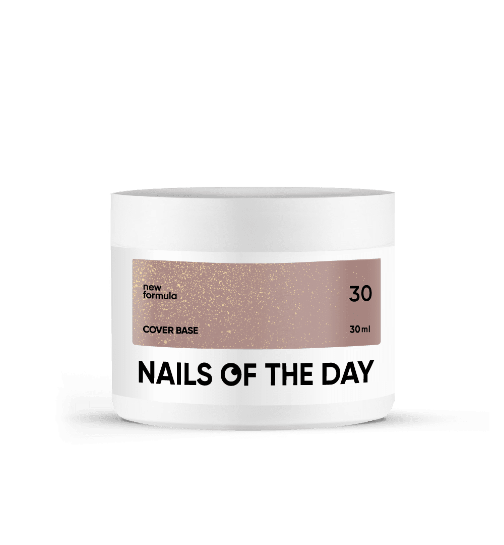 NAILSOFTHEDAY Cover Base Shimmer 30, 30 ml
