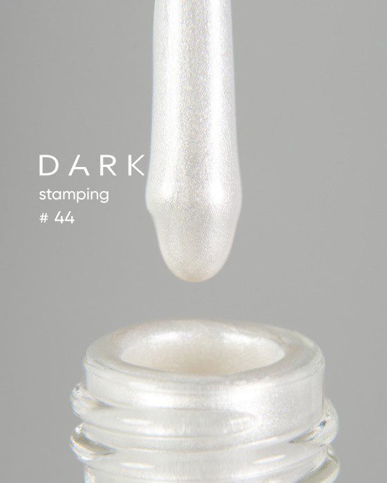DARK Stamping Polish 44 white pearl, 10 ml
