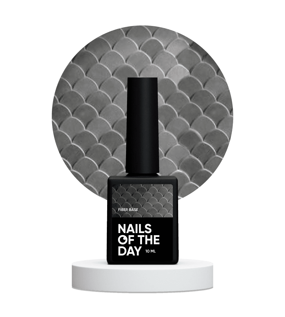 NAILSOFTHEDAY Fiber base com fibra de nylon, 10 ml