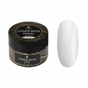 F.O.X Tonal Cover Base 012 (boião), 30 ml – base de borracha com cor