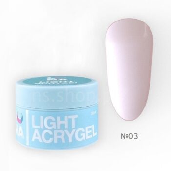 Gel para unhas Luna Light Acrygel 03, 30 ml