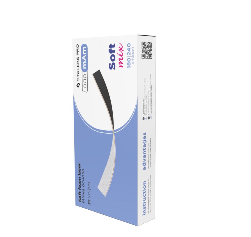 Recargas Staleks DFCEMIX-20-180/240 SOFT em espuma (25 un.)