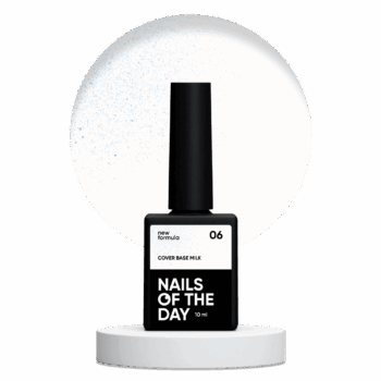 NAILSOFTHEDAY Cover base milk shimmer 06, 10 ml