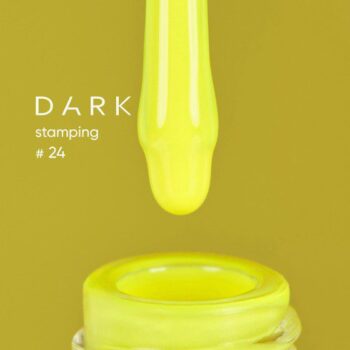 DARK Stamping Polish 24 neon yellow, 10 ml