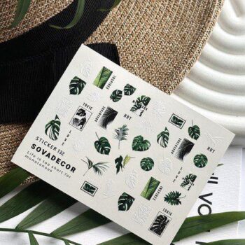 Autocolantes de água para unhas SOVADECOR 132