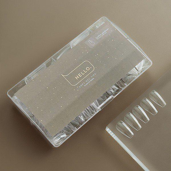 Tips de gel HEY♥ – COFFIN MEDIUM (500 pcs.) - Image 2