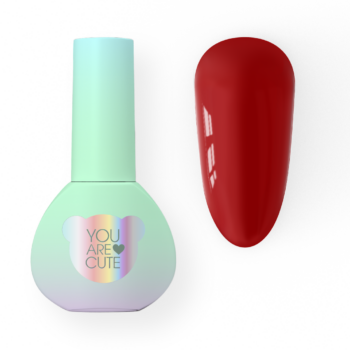 YOUARECUTE Color 93 – Verniz gel vermelho intenso 5 ml