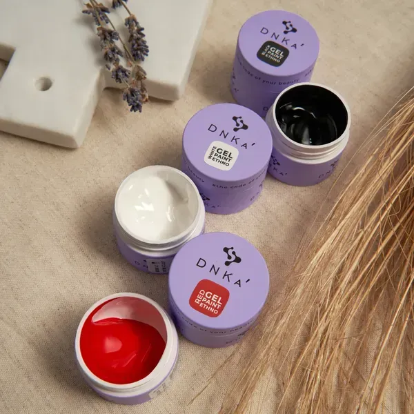 DNKa' Gel Paint Ethno White – gel de decoração branco - Image 2