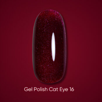 DARK Gel Polish Cat Eye 16 – verniz gel cat eye vermelho 6 ml