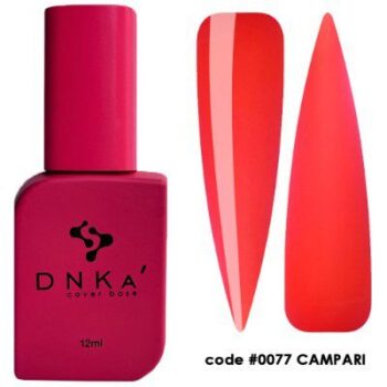 DNKa’ Cover Base #0077 Campari, 12 ml – base neon camuflante
