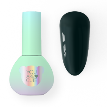 YOUARECUTE Color 99 – verniz de gel preto-esverdeado 5 ml