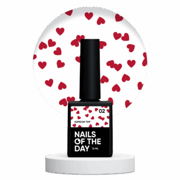 NAILSOFTHEDAY Kupidon Top 02, 10 ml