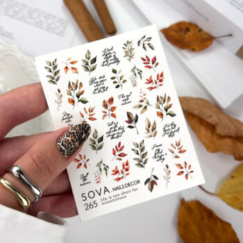 Autocolantes de água para unhas SOVADECOR 265