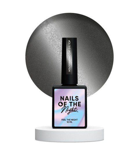 NAILSOFTHENIGHT Holographic Top Cat Eye, 10 ml