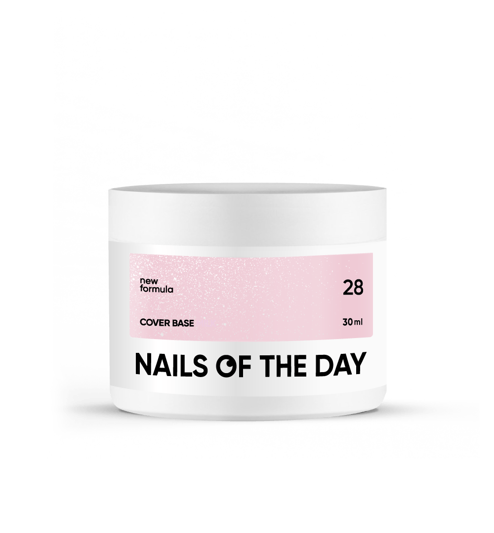 NAILSOFTHEDAY Cover Base Shimmer 28, 30 ml