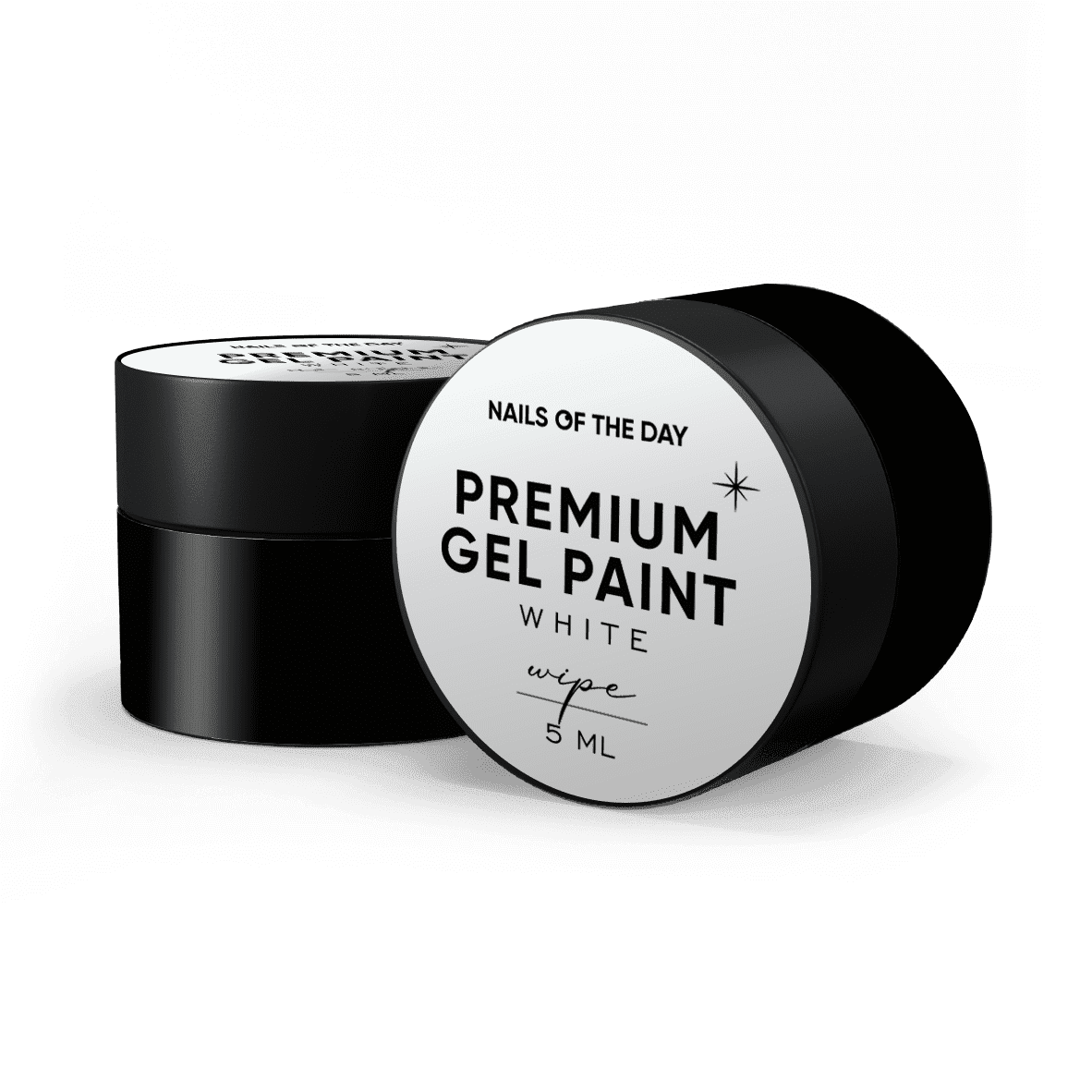 NAILSOFTHEDAY Gel paint White Wipe, 5 ml