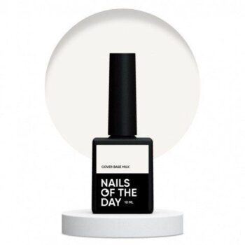NAILSOFTHEDAY Cover Base Milk – branco leitoso, 10 ml