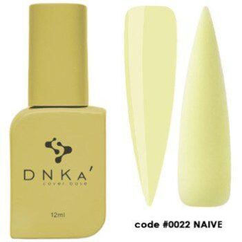 DNKa’ Cover Base #0022 Naive, 12 ml – base camuflagem amarelo-claro