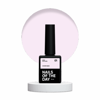 NAILSOFTHEDAY Cover Base NEW Formula 01, 10 ml