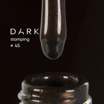 DARK Stamping Polish 45 brown metallic, 8 ml
