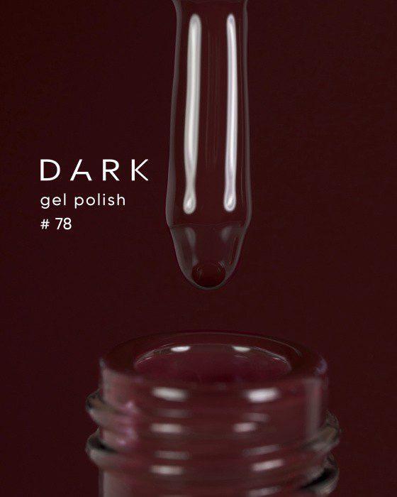 Verniz de Gel Dark gel polish 78, 6 ml
