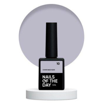 NAILSOFTHEDAY Cover Base Nude 10 – cinzento-violeta, 10 ml