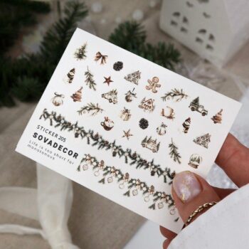 Autocolantes aquáticas para unhas SOVADECOR 205