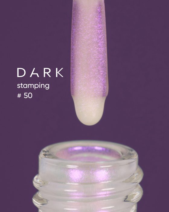 DARK Stamping Polish 50 purple chameleon, 10 ml