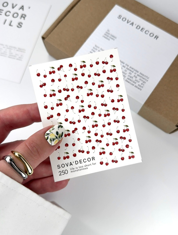 Autocolantes de água para unhas SOVADECOR 250