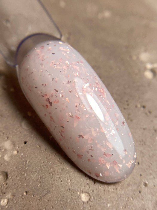 DARK Medium Potal Gel 01, 15 ml – gel de construção com flakes