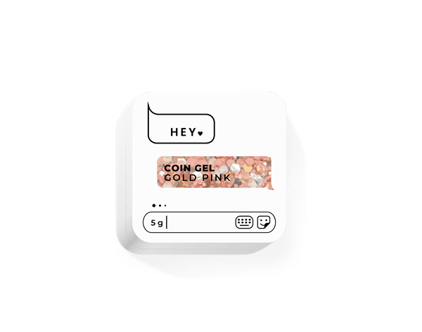 HEYLOVE Coin gel Gold Pink, 5 g