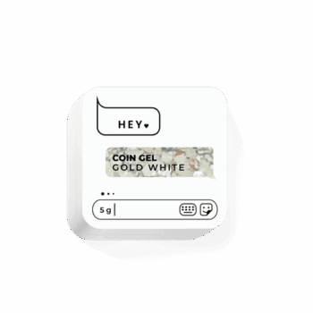 HEYLOVE Coin gel Gold White, 5 g