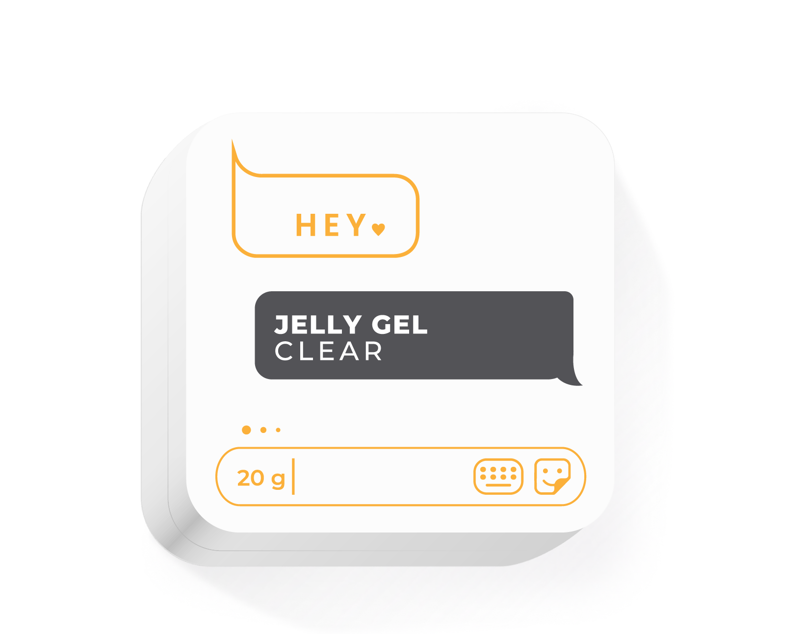 HEYLOVE Jelly Gel Clear 20 g – gel de construção jelly transparente