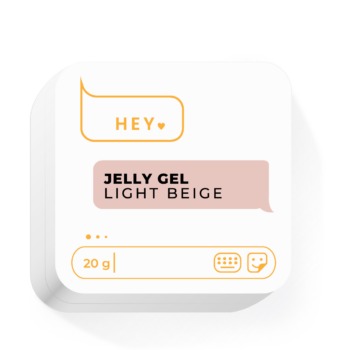 HEYLOVE Jelly Gel Light Beige 20 g – gel de construção jelly bege claro