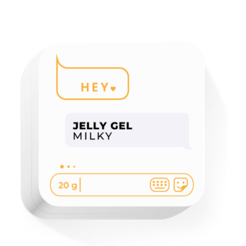 HEYLOVE Jelly Gel Milky 20 g – gel de construção jelly leitoso