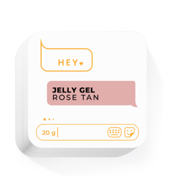 HEYLOVE Jelly Gel Rose Tan 20 g – gel de construção jelly bege-rosa