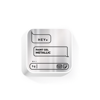 HEYLOVE Paint Gel Metallic – gel efeito espelho 5 g