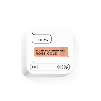 HEYLOVE Solid Platinum Gel Rose Gold 5 g