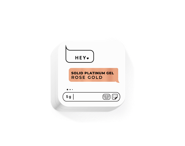 HEYLOVE Solid Platinum Gel Rose Gold 5 g
