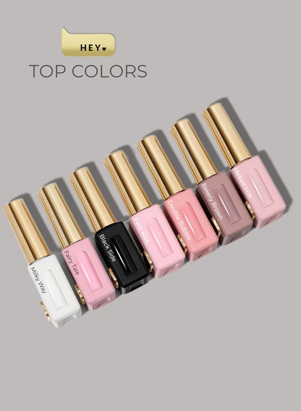 Top HEYLOVE Color Melted Milk, 15 ml – rosa pudra - Image 2