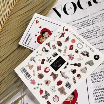 Autocolantes de água para unhas SOVADECOR 063