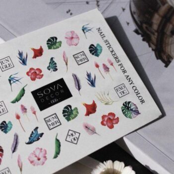 Autocolantes de água para unhas SOVADECOR 086